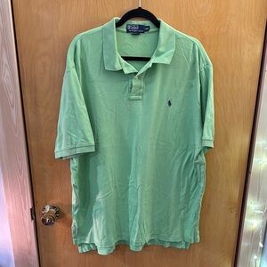 Polo by Ralph Lauren Men's Green Polo Shirt